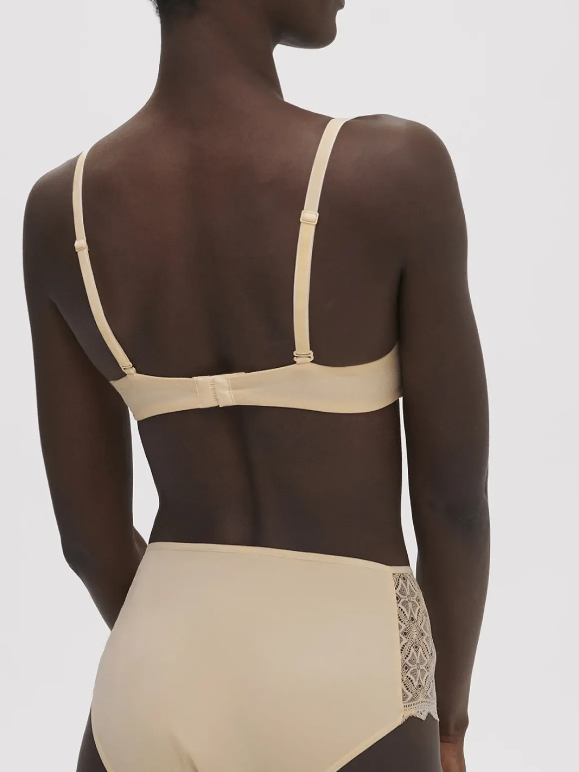 Soutien-gorge sans-armatures structuré - Vanille