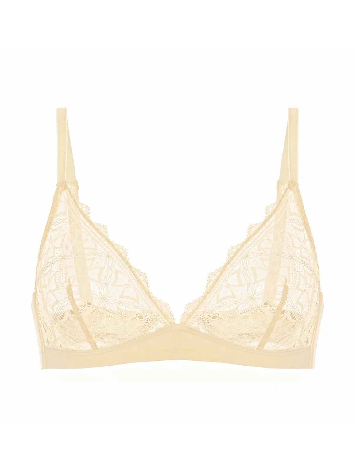 Soutien-gorge sans-armatures structuré - Vanille