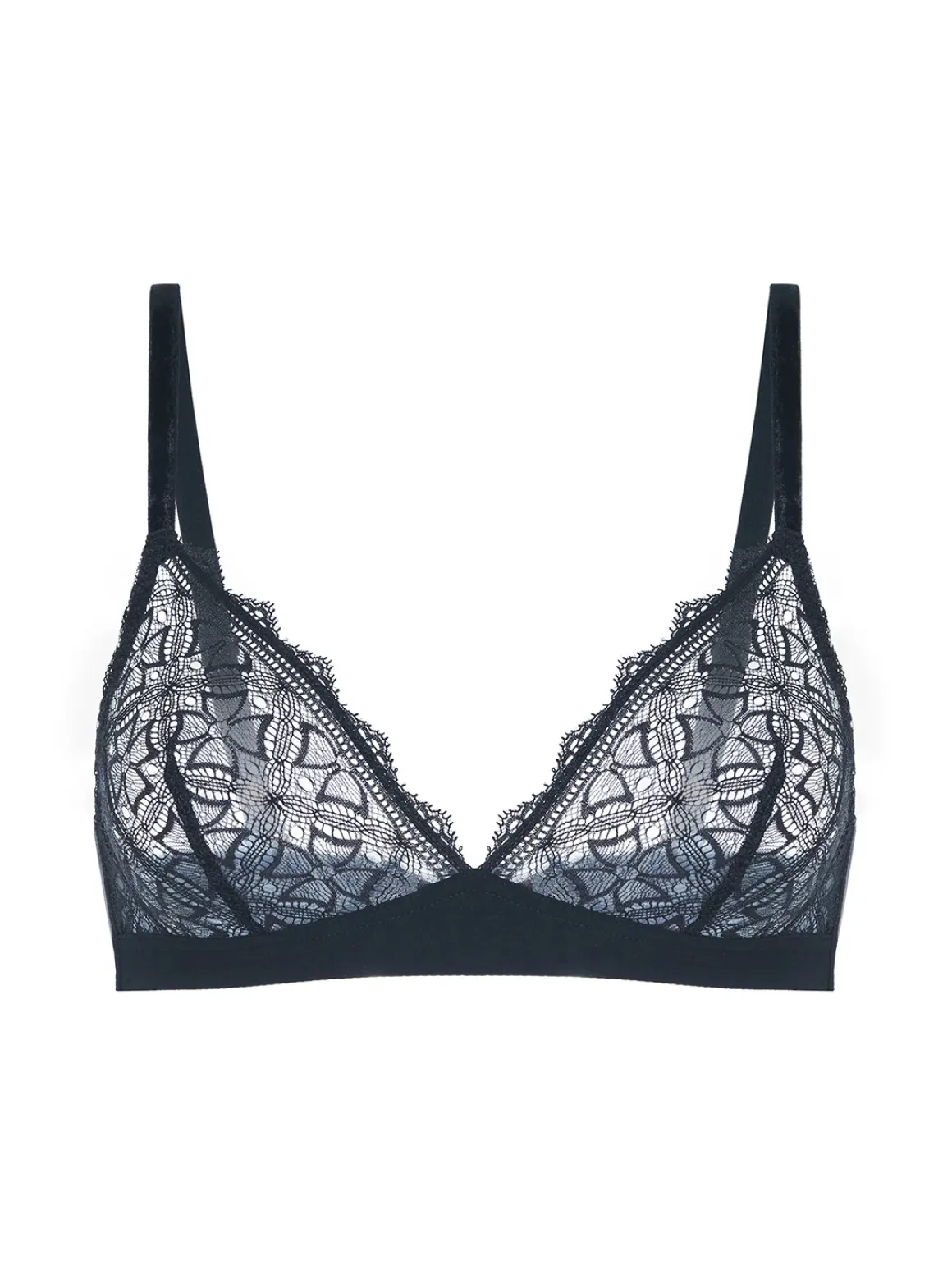 Soutien-gorge sans-armatures structuré - Noir