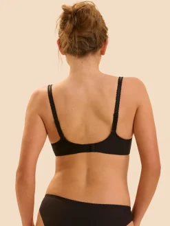 Soutien-gorge sans-armatures structuré - Noir