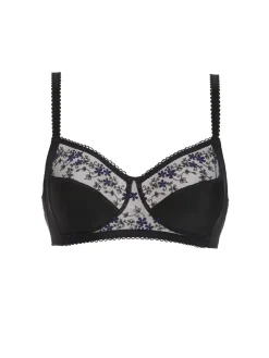 Soutien-gorge sans-armatures structuré - Noir