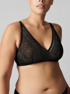 Soutien-gorge sans-armatures structuré - Noir