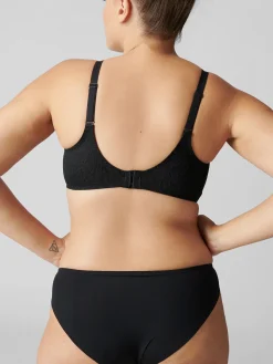 Soutien-gorge sans-armatures structuré - Noir
