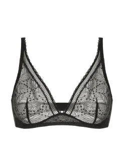 Soutien-gorge sans-armatures structuré - Noir