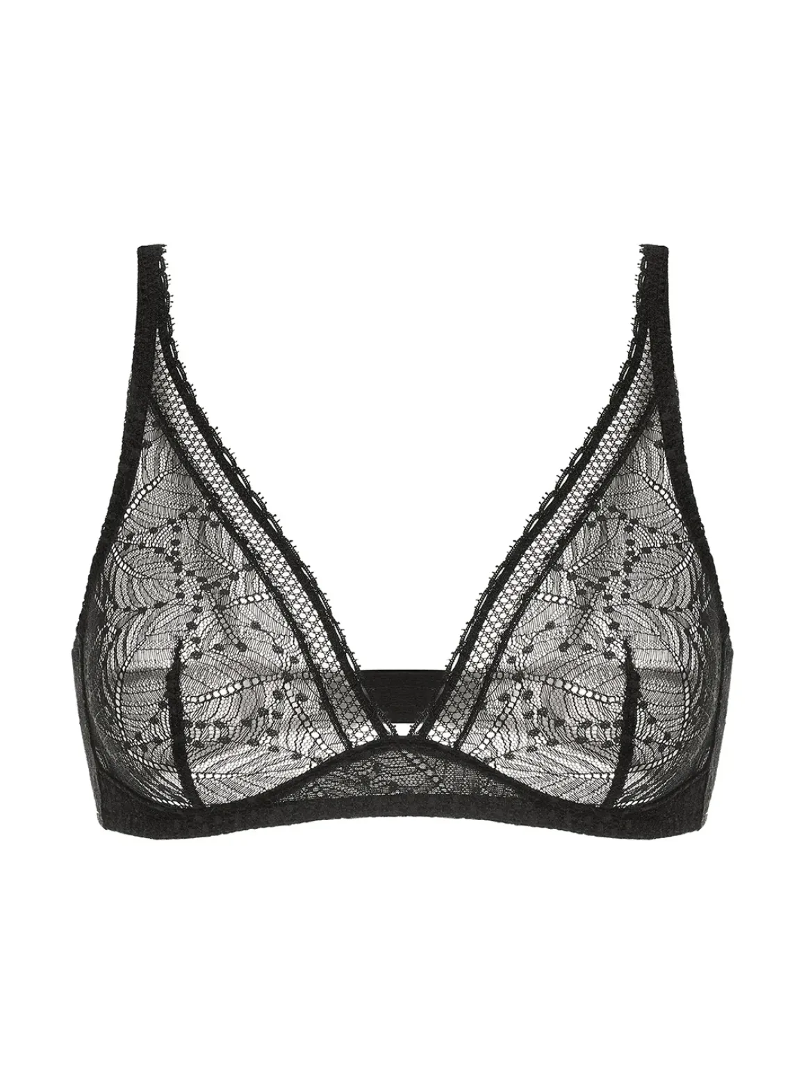 Soutien-gorge sans-armatures structuré - Noir