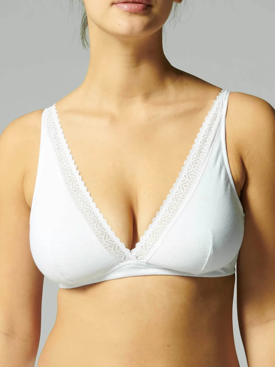 Soutien-gorge sans-armatures structuré - Blanc