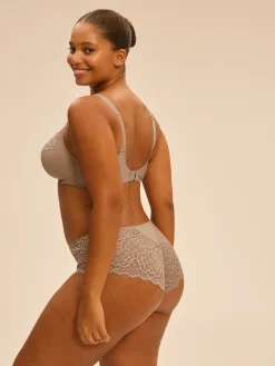 Soutien-gorge sans-armatures structuré - Grège
