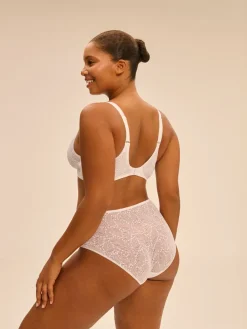 Soutien-gorge sans-armatures structuré - Blanc