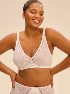Soutien-gorge sans-armatures structuré - Blanc