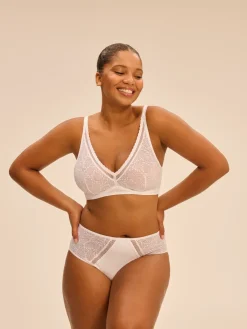 Soutien-gorge sans-armatures structuré - Blanc