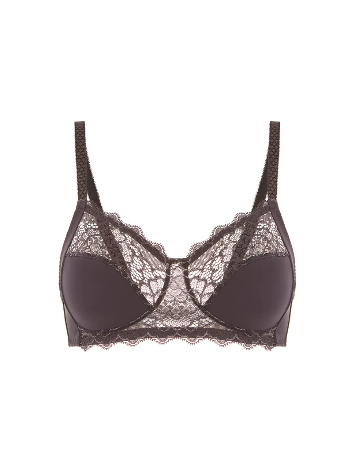 Soutien-gorge sans armatures structuré - Gris Graphite