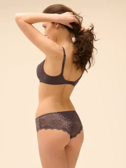 Soutien-gorge sans armatures structuré - Gris Graphite