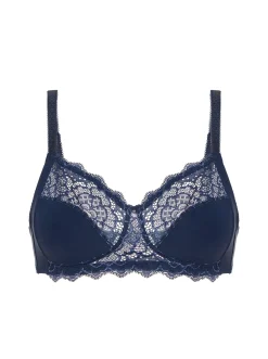 Soutien-gorge sans-armatures structuré - Encre