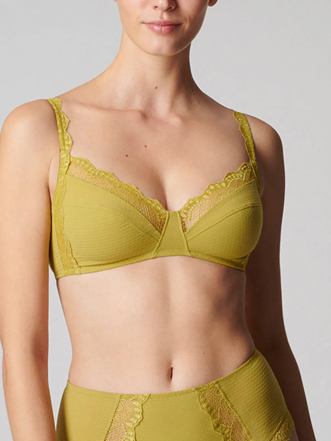 Soutien-gorge sans-armatures structuré - Matcha