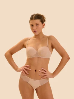 Soutien-gorge sans-bretelles - Peau