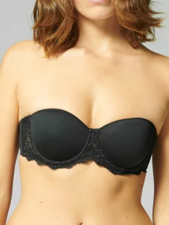 Soutien-gorge sans bretelles en Spacer 3D - Noir