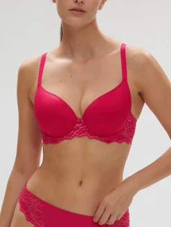 Soutien-gorge spacer décolleté plongeant - Rose Teaberry