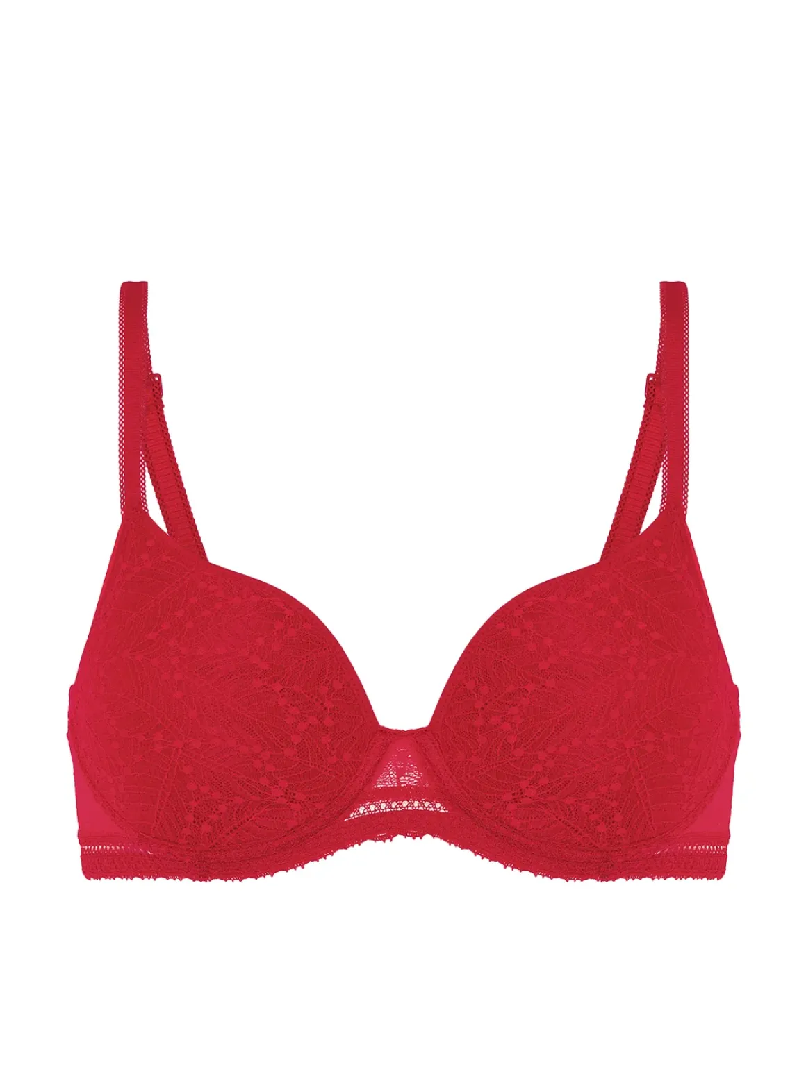 Soutien-gorge spacer décolleté plongeant - Rubis/rose