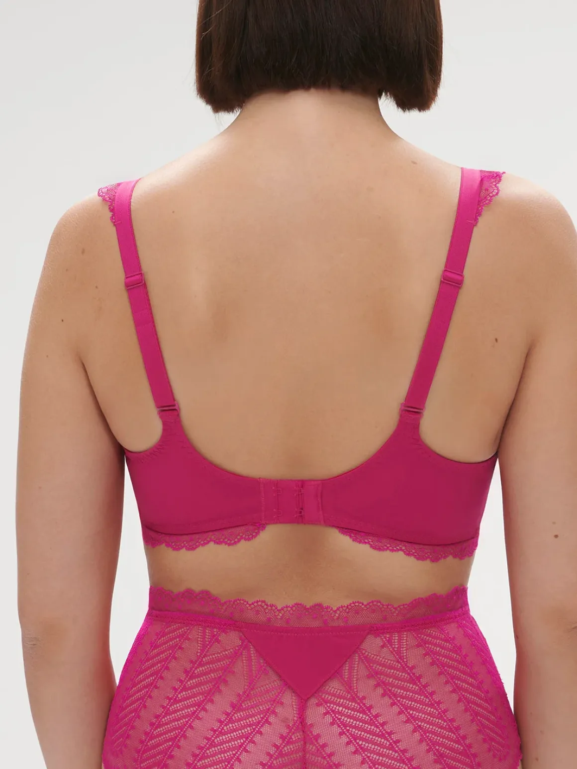 Soutien-gorge spacer décolleté plongeant - Rose Hibiscus