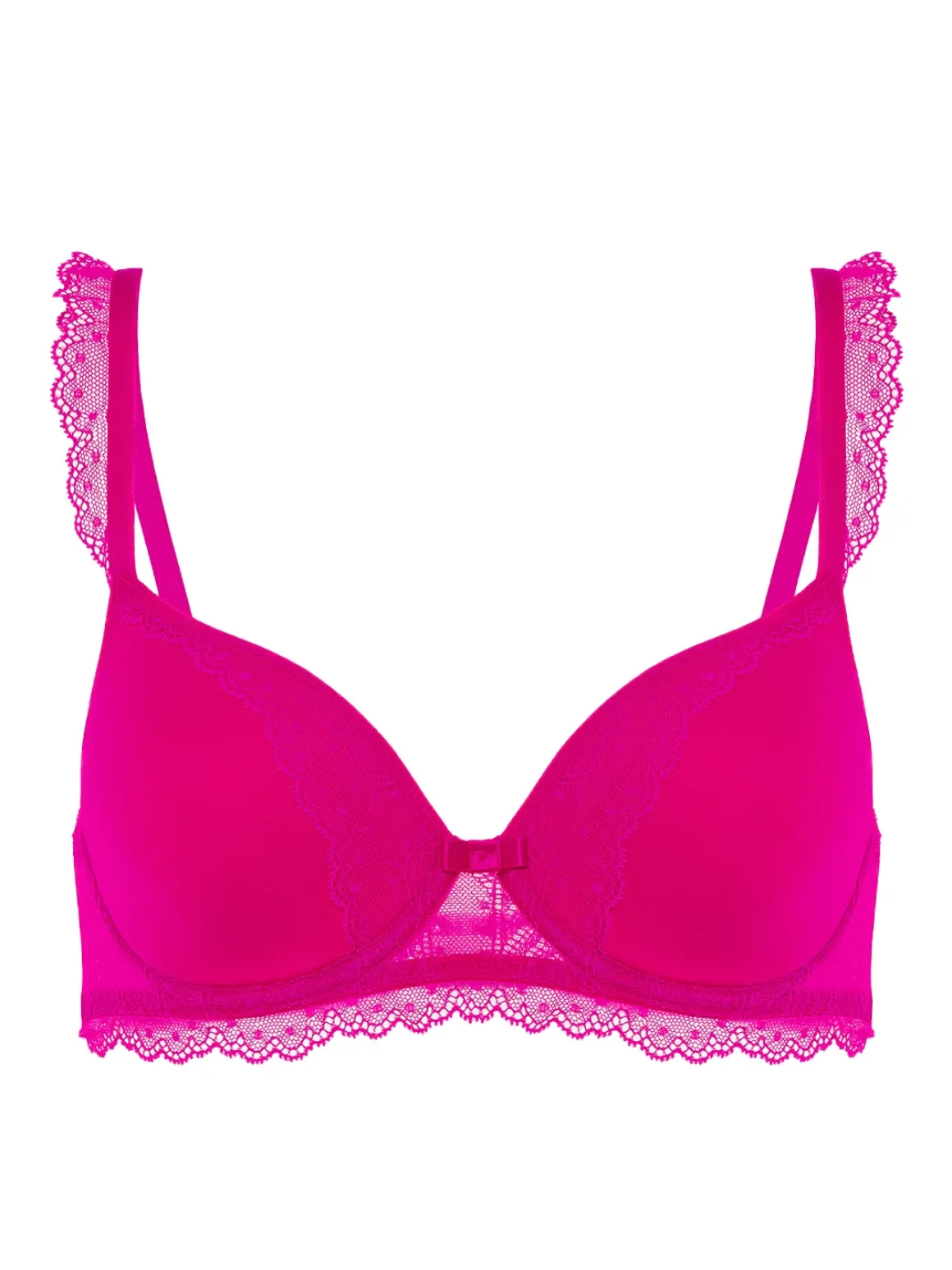 Soutien-gorge spacer décolleté plongeant - Rose Hibiscus