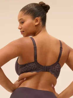 Soutien-gorge spacer décolleté plongeant - Gris Graphite