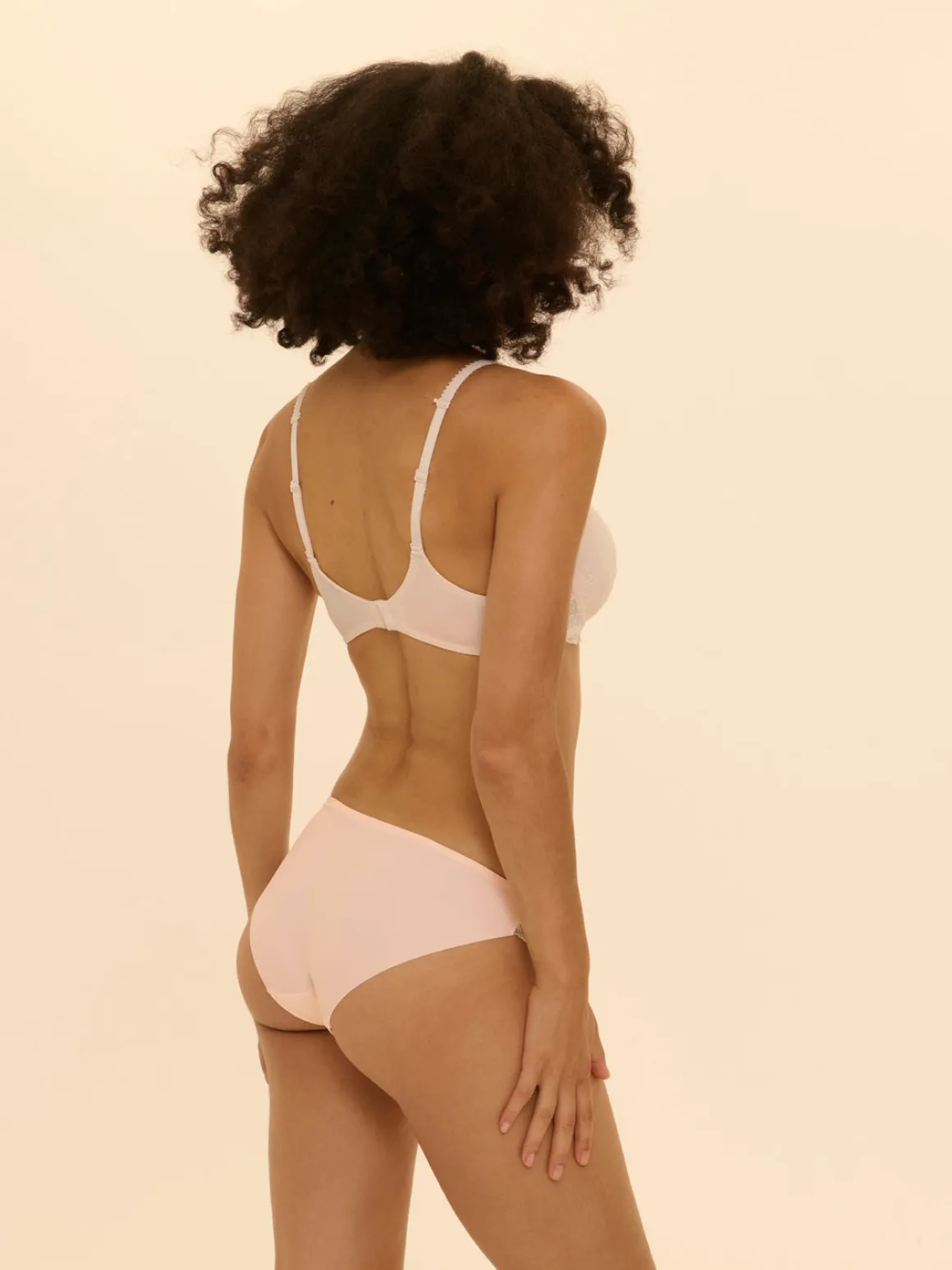Soutien-gorge spacer décolleté plongeant - Rose sakura