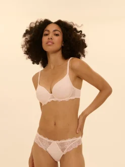 Soutien-gorge spacer décolleté plongeant - Rose sakura