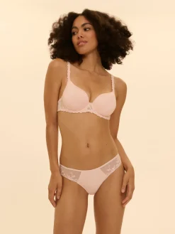 Soutien-gorge spacer décolleté plongeant - Poudre