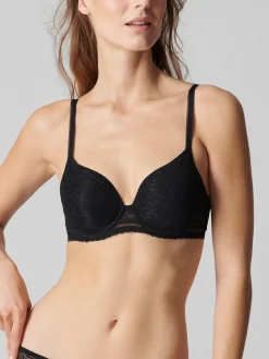 Soutien-gorge spacer décolleté plongeant - Noir