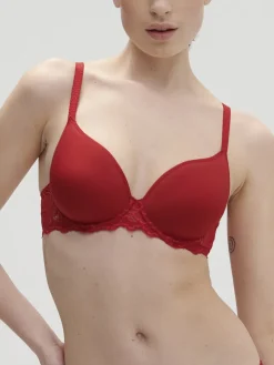 Soutien-gorge spacer décolleté plongeant - Rouge Tango