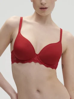 Soutien-gorge spacer décolleté plongeant - Rouge Tango