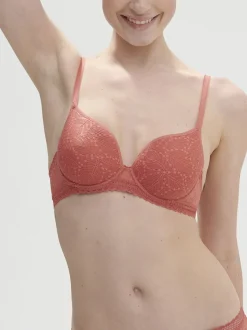 Soutien-gorge spacer décolleté plongeant - Rose Texas