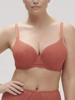 Soutien-gorge spacer décolleté plongeant - Rose Texas