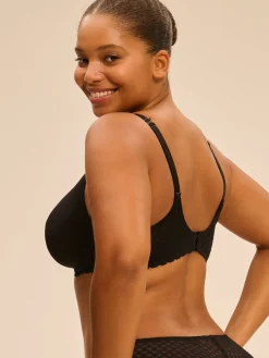 Soutien-gorge spacer décolleté plongeant - Noir