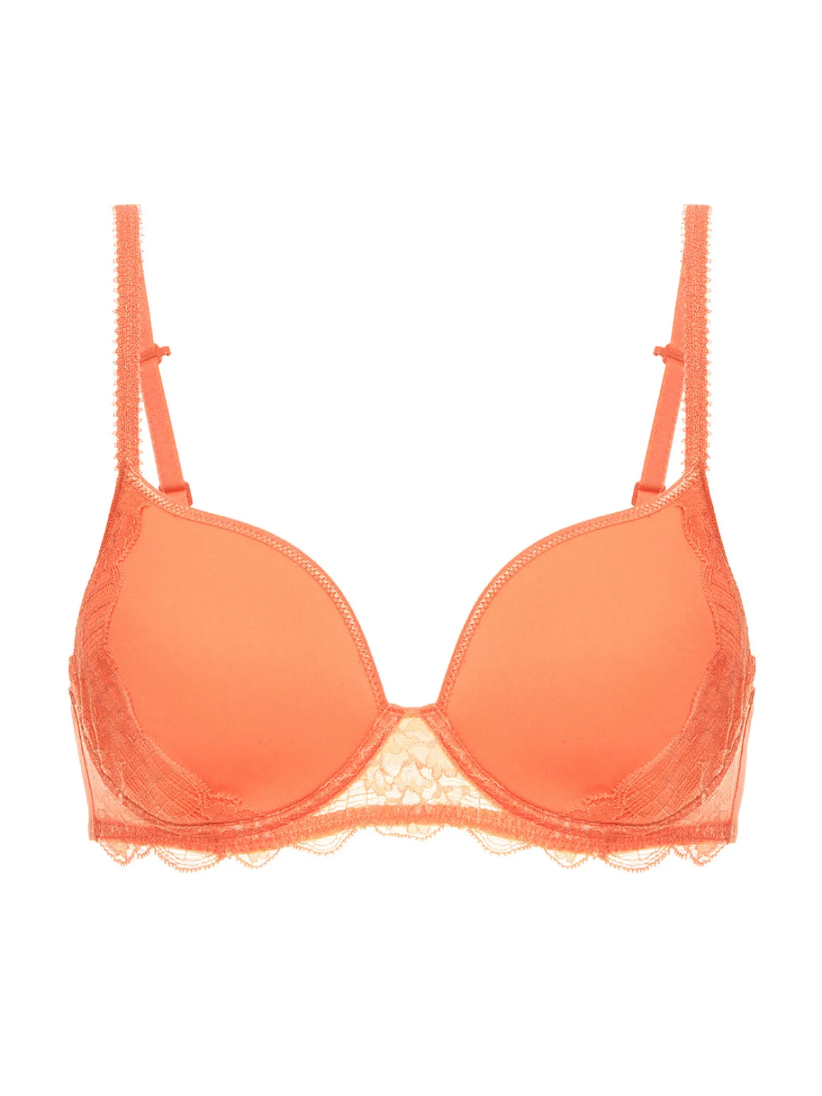 Soutien-gorge spacer décolleté plongeant - Abricot