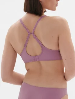 Soutien-gorge spacer décolleté plongeant - Mauve Glamour
