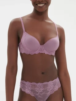 Soutien-gorge spacer décolleté plongeant - Mauve Glamour