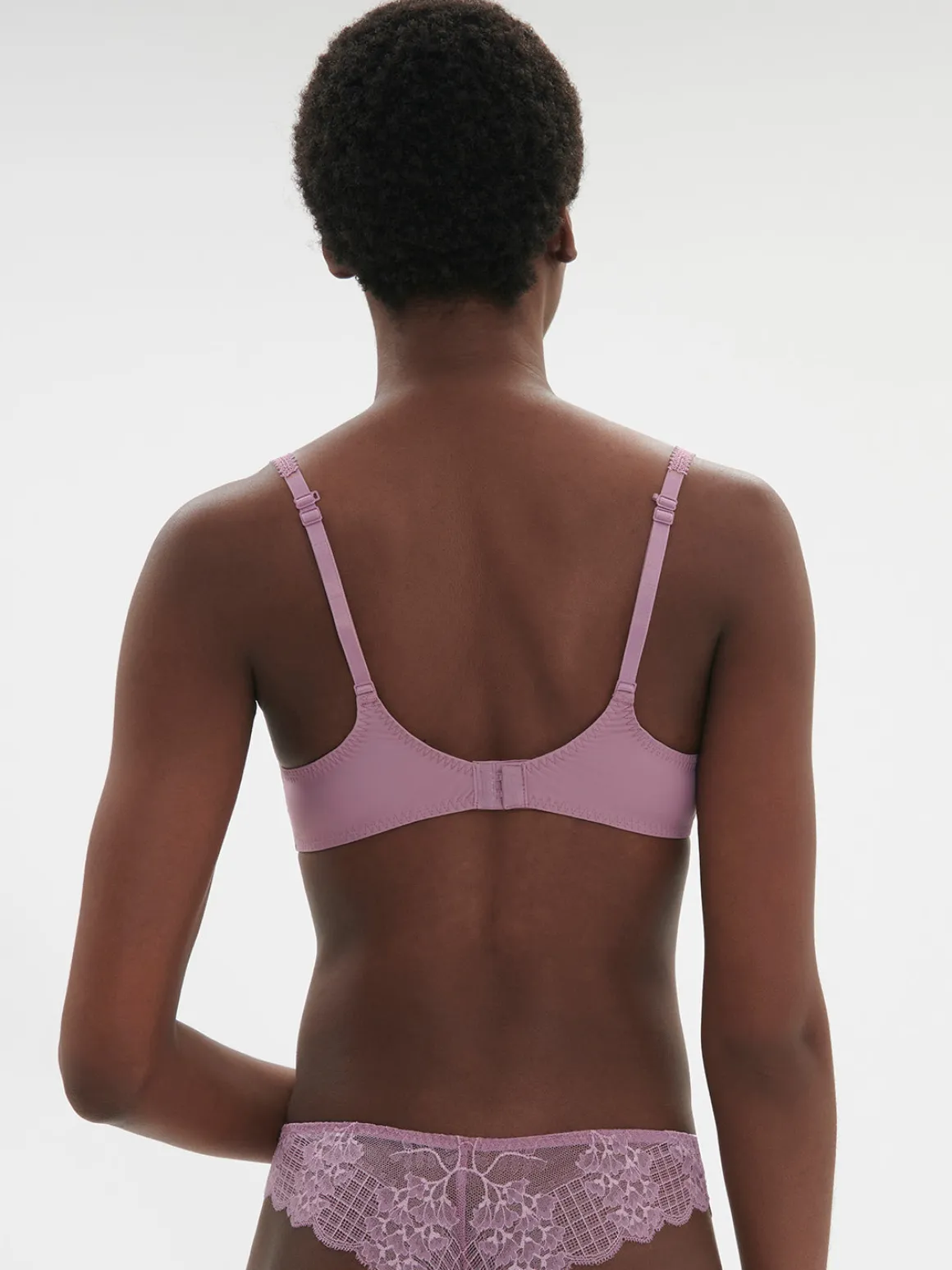 Soutien-gorge spacer décolleté plongeant - Mauve Glamour