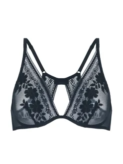 Soutien-gorge triangle avec armatures - Noir