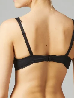 Soutien-gorge triangle avec armatures - Noir