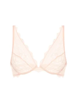 Soutien-gorge triangle avec armatures - Poudre Pétale