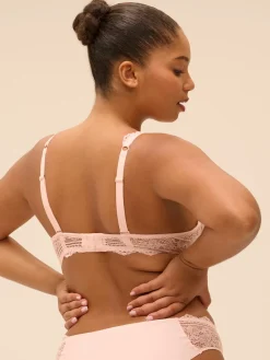 Soutien-gorge triangle avec armatures - Poudre Pétale