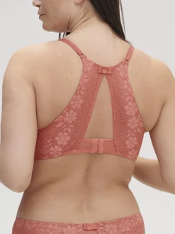 Soutien-gorge triangle avec armatures - Rose Texas