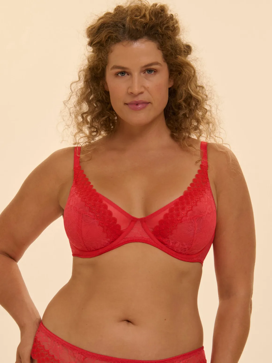 Soutien-gorge triangle avec armature - Flamingo