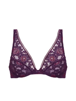 Soutien-gorge triangle avec armatures - Violet Euphoria