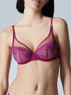 Soutien-gorge triangle emboitant décolleté plongeant - Syrah