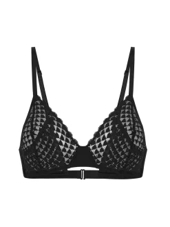 Soutien-gorge triangle sans-armatures - Noir