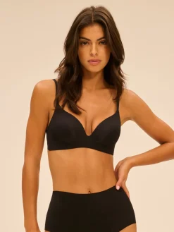Soutien-gorge triangle sans armature - Noir