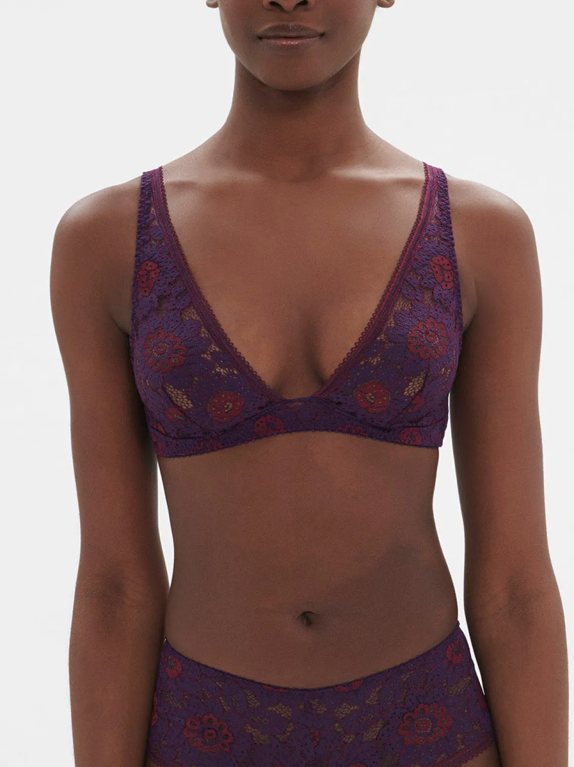 Soutien-gorge triangle sans-armatures - Violet Euphoria