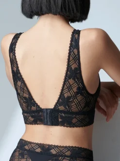 Soutien-gorge triangle sans-armatures - Noir